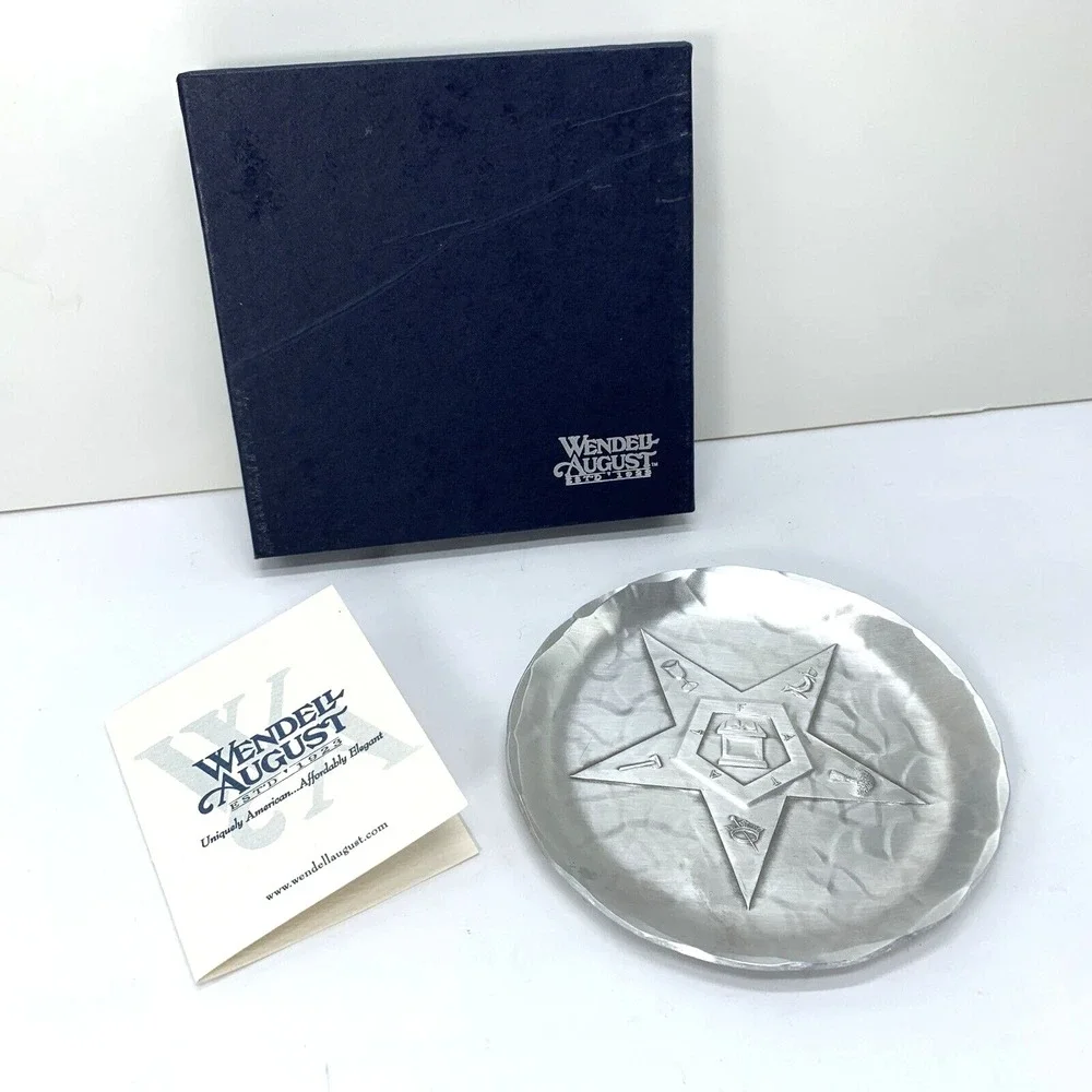 Wendell August Forge Order‎ of the Eastern Star Masonic Aluminum 4.5